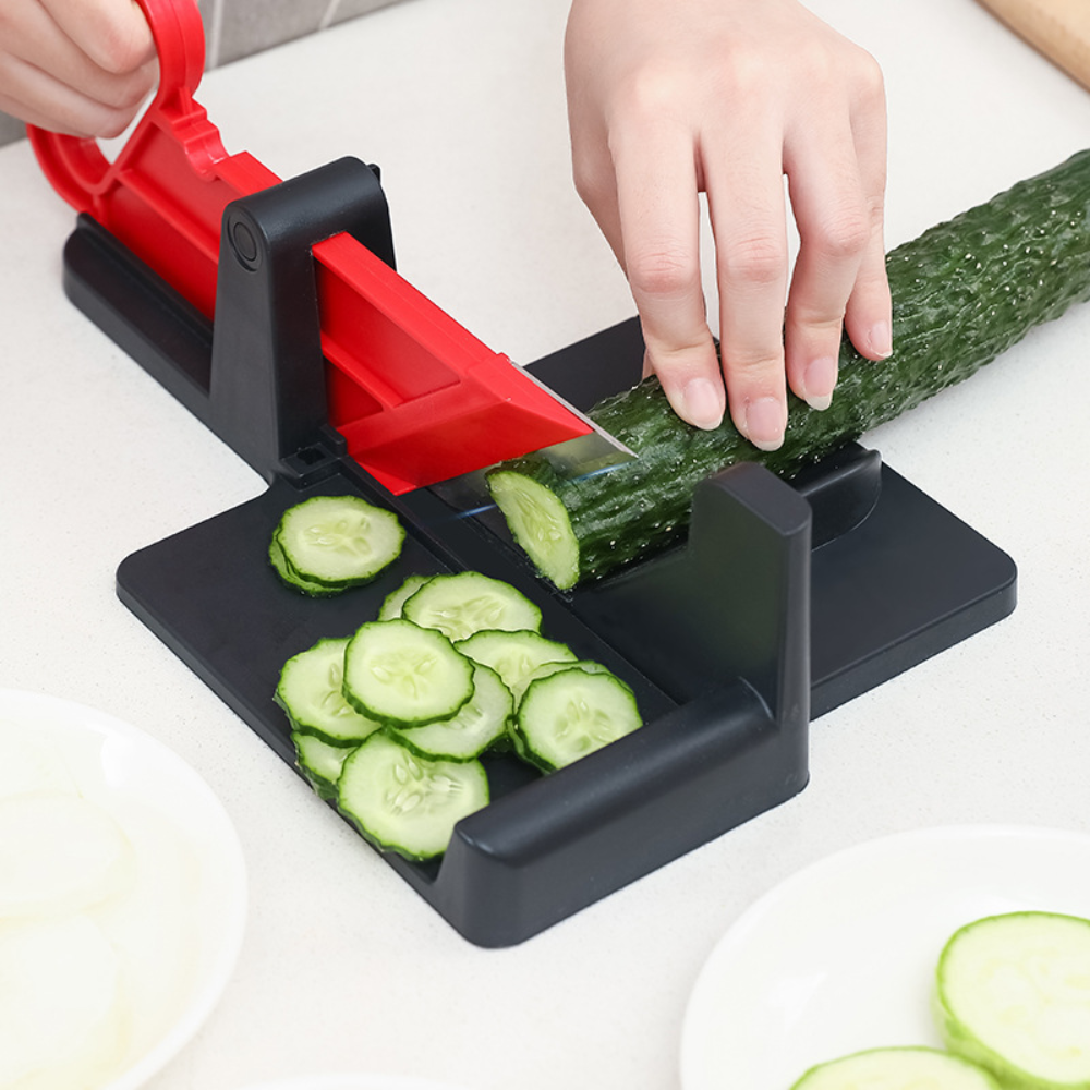 "Multifunktionale Gemüseschneidemaschine - Rostfreier Stahl, Modernes Design - Ideal für Karotten und Kartoffeln, Küchenzubehör"