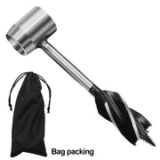 "Robuster Handgefertigter Outdoor Survival Bohrer - Ultimatives Werkzeug für Camping und Abenteuer"