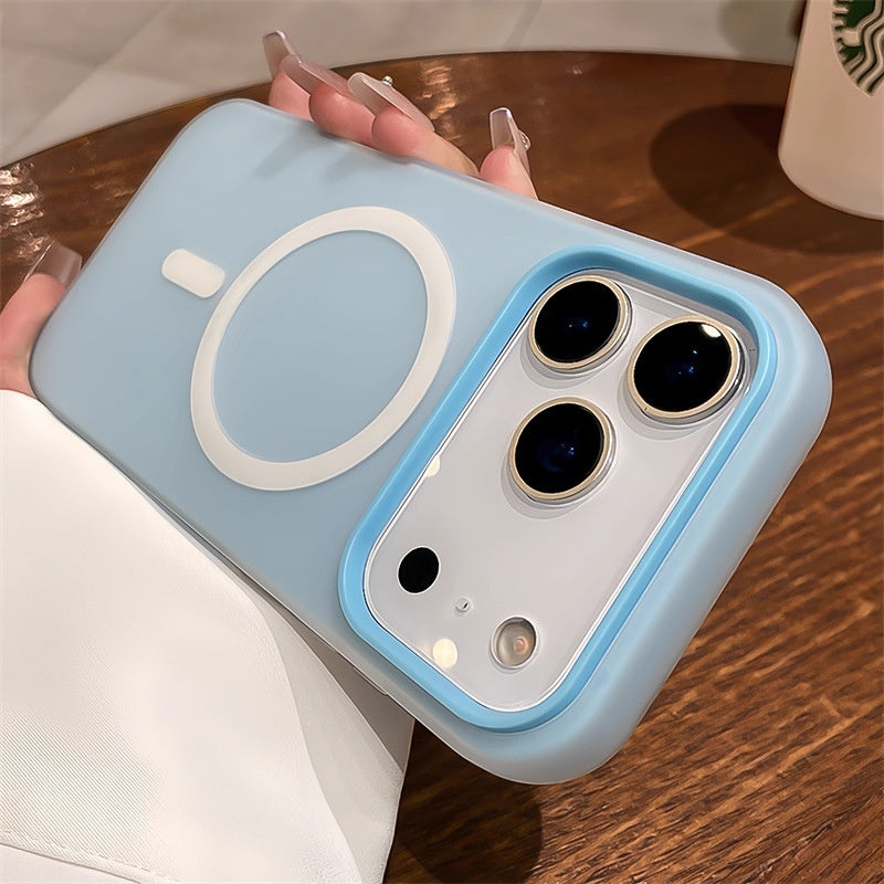 "2-in-1 Magnetische Rutschfeste Handyhülle für iPhone 17 Pro Max, Stoßfest und Kratzfest, Mattes Design in Vielfältigen Farben"