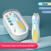 "Sicherer Baby Elektrischer Nagelschleifer - Wiederaufladbar, Tragbar und Benutzerfreundlich für Zuhause"