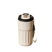 "Intelligente Digitale Thermosflasche - Tragbarer Edelstahl-Kaffeebecher, Auto-Isolierbecher, Vakuum-Flasche, 450ml Kapazität, Hitze- und Kältebeständig"