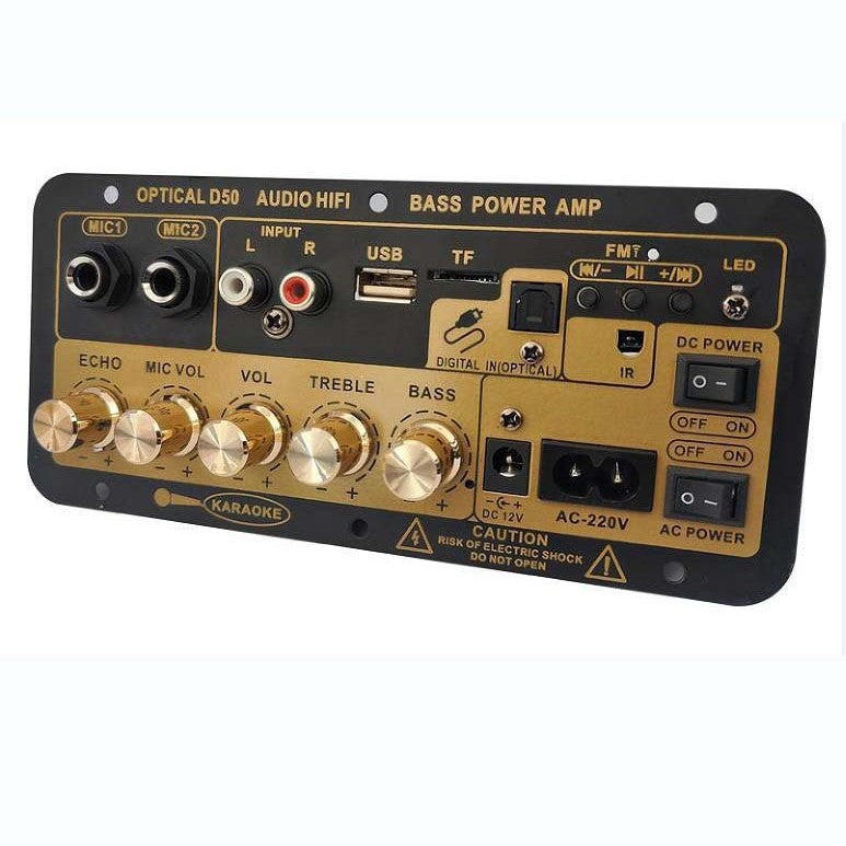 "Premium D50 Heimkino Subwoofer Auto Bluetooth Digitalverstärkerplatine mit optischem Fasereingang - EU & US Standard"