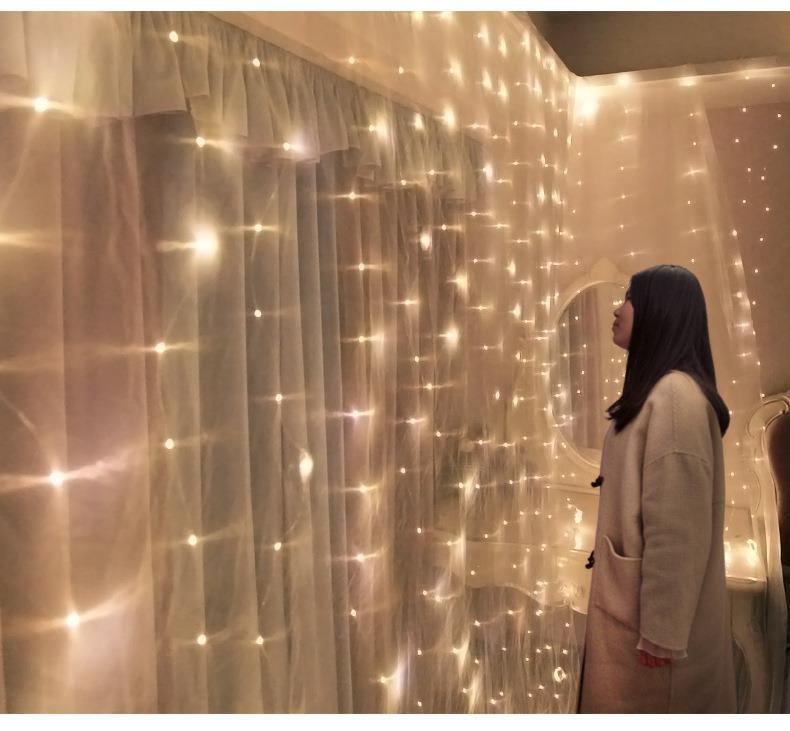 Lichterkette aus Kupferdraht mit Fernbedienung