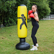 "Hochwertige Fitness Aufblasbare Boxsäule, Kampfsäule Sandsack, Vertikales Ablassen Spielzeug - Umweltfreundliches PVC, Komfortabel und Farbenfroh"