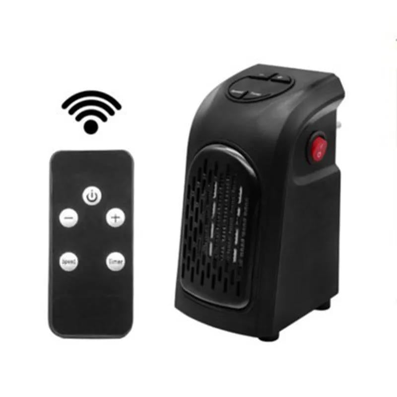 "Tragbarer Mini Keramik Heizlüfter für Zuhause und Büro, Elektrischer Raumluft Heizer mit einstellbarer Temperatur, Timing-Funktion und drehbarem EU-Stecker"