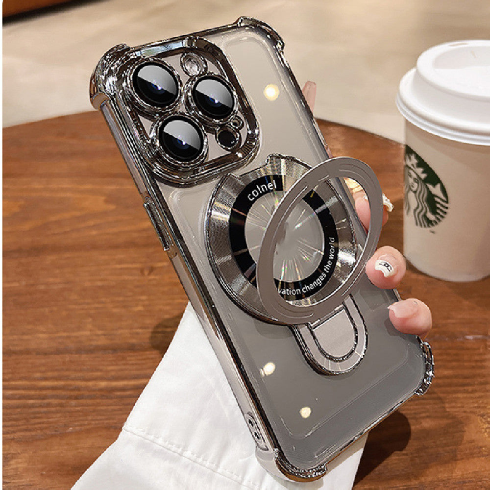 Transparente Handyhülle mit Magnet