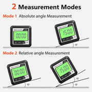 "Digitaler Elektronischer Winkelmesser Inclinometer mit LCD-Hintergrundbeleuchtung, Magnetbasis, Tragbar und Präzise - Multi-Messwerkzeug aus ABS-Kunststoff"