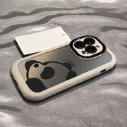 "Trendige Gradient Panda iPhone Hülle, Stoßfest, Anti-Fall & Kratzfest - Kompatibel mit allen iPhone Modellen"