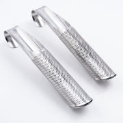 "Modernes Edelstahl Tee-Sieb 304, Rohrform Hängend, Einfaches Design, Silber - 15x2x2cm"