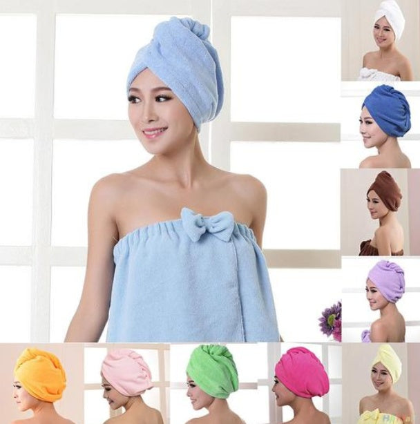 Damen-Haartrockner-Mütze / Absorbierendes Haarhandtuch