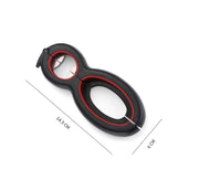 "Multifunktionaler 6-in-1 Dosenöffner - Einfache Handhabung, Ergonomisches Design, Ideal für Küche und Reisen"