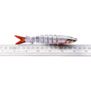 "Premium Hecht & Karpfen Angelköder - Robuste, Mehrteilige Hardbaits für Verbesserte Wurfweiten & Fischfang-Erfolg"