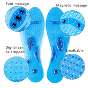 "Komfortable Anti-Ermüdungs-Magnetfeldtherapie Einlegesohle - Massage für Füße, Förderung der Durchblutung & Stressabbau, Geeignet für Freizeitschuhe"