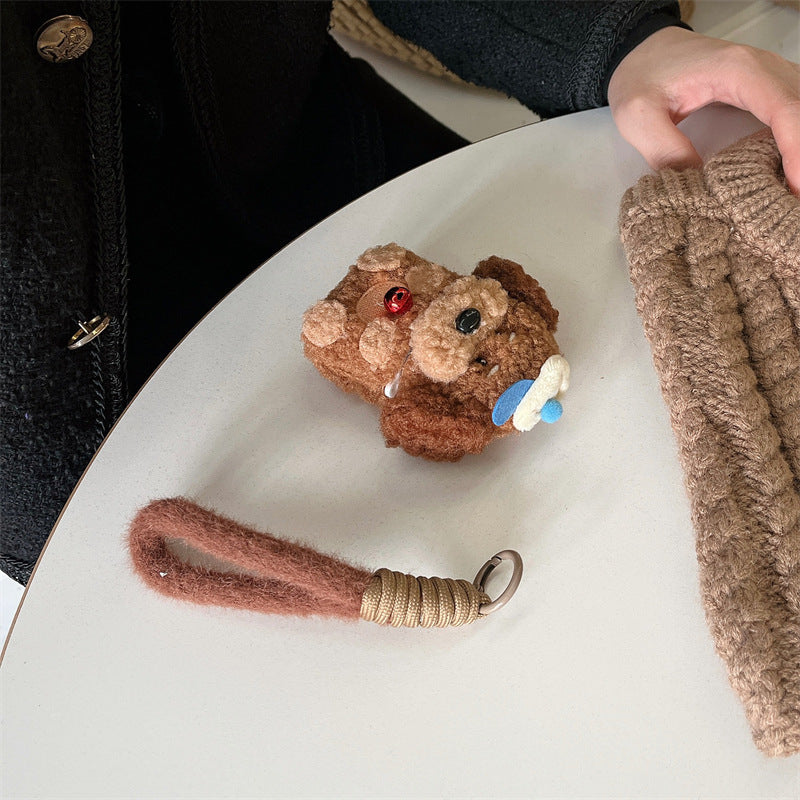 Plüsch-Teddy-Hülle für kabellose AirPods