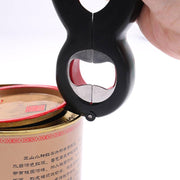 "Multifunktionaler 6-in-1 Dosenöffner - Einfache Handhabung, Ergonomisches Design, Ideal für Küche und Reisen"