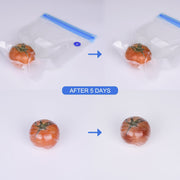 "Premium Vakuum-Kompositverpackungsbeutel, BPA-frei, Transparent mit Etiketten und Clips, Lebensmittel Frischhaltebeutel"