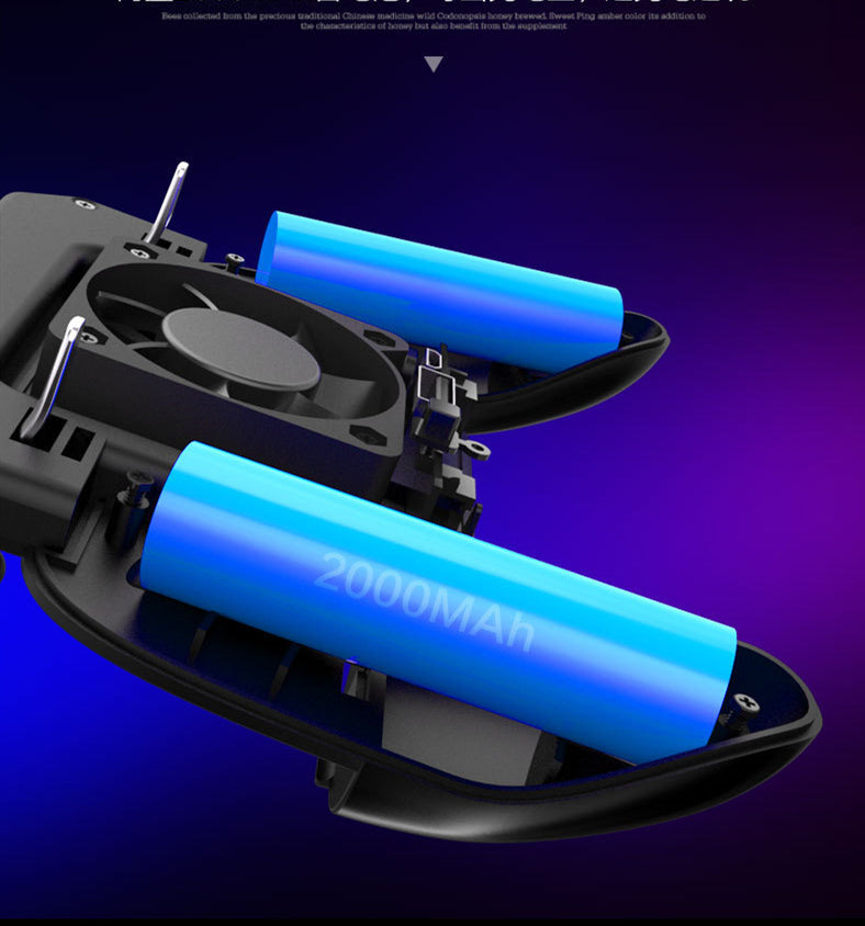 "3-in-1 Handy-Spiel Gamepad mit leisem Lüfter und integrierter Powerbank"