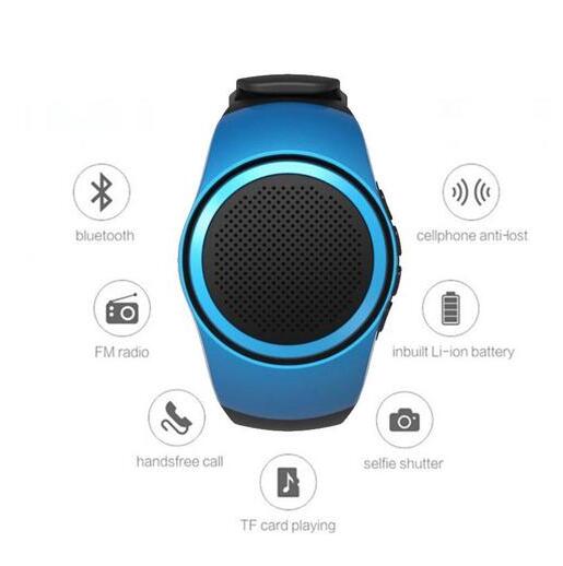 "Multifunktionale Smart Bluetooth Musik-Uhr mit Lautsprecher, FM Radio, Fernsteuerung und Anti-Verlust-Funktion"