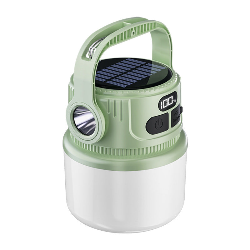"Solarbetriebene Mehrfach-Modus Camping Laterne - Verstellbare, Tragbare und Aufladbare Outdoor Lampe mit Notfall-Funktion"