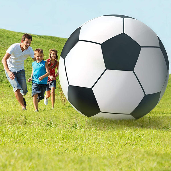 "Umweltfreundlicher Riesen Aufblasbarer Fußball aus PVC, 150cm - Robust & Sicher gemäß GB-6675, EU EN-7 Standard"
