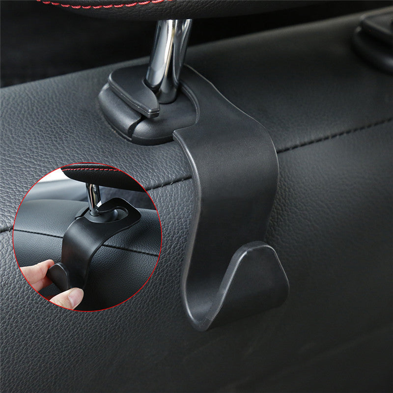 "Universeller Auto-Rücksitz-Haken: Ordnung & Sicherheit, Robust & Diskret, Einfache Installation, 4er-Set"