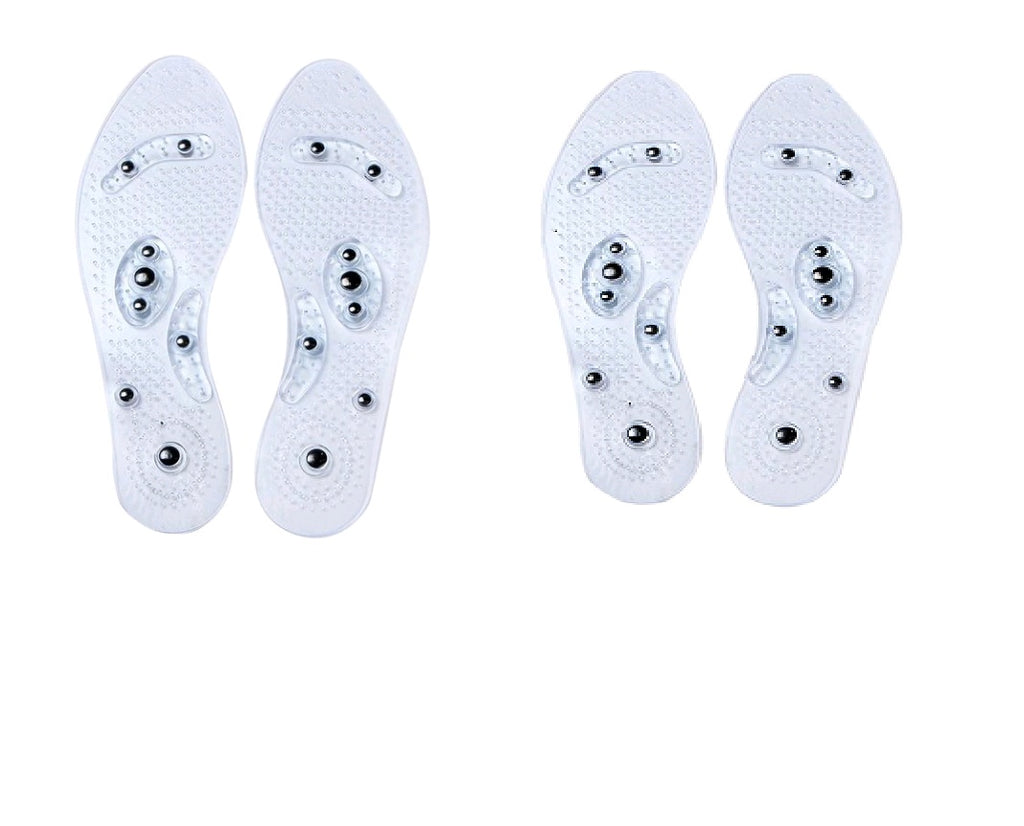 Magnet Magnetic Plus Elastomer Transparente Silikon-Massage-Einlegesohle Gesundheits-Massage-Einlegesohle Magnetfeldtherapie Anti-Ermüdung