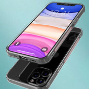 "Airbag Stoßfestes Rundum Transparentes Weiches Hülle - Präzisionsgeschnittenes 3-in-1 Schutz für Apple iPhone Modelle, TPU Material"