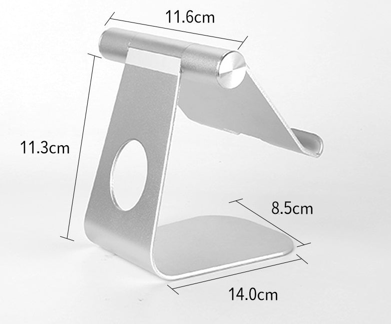 "Universeller Tablet-Ständer Halterung, Einstellbar & Robust, Kompatibel mit Apple iPad und Smartphone, 4-13 Zoll, Rutschfest & Kratzfest, Aluminium - Perfekt für Büro und Zuhause"