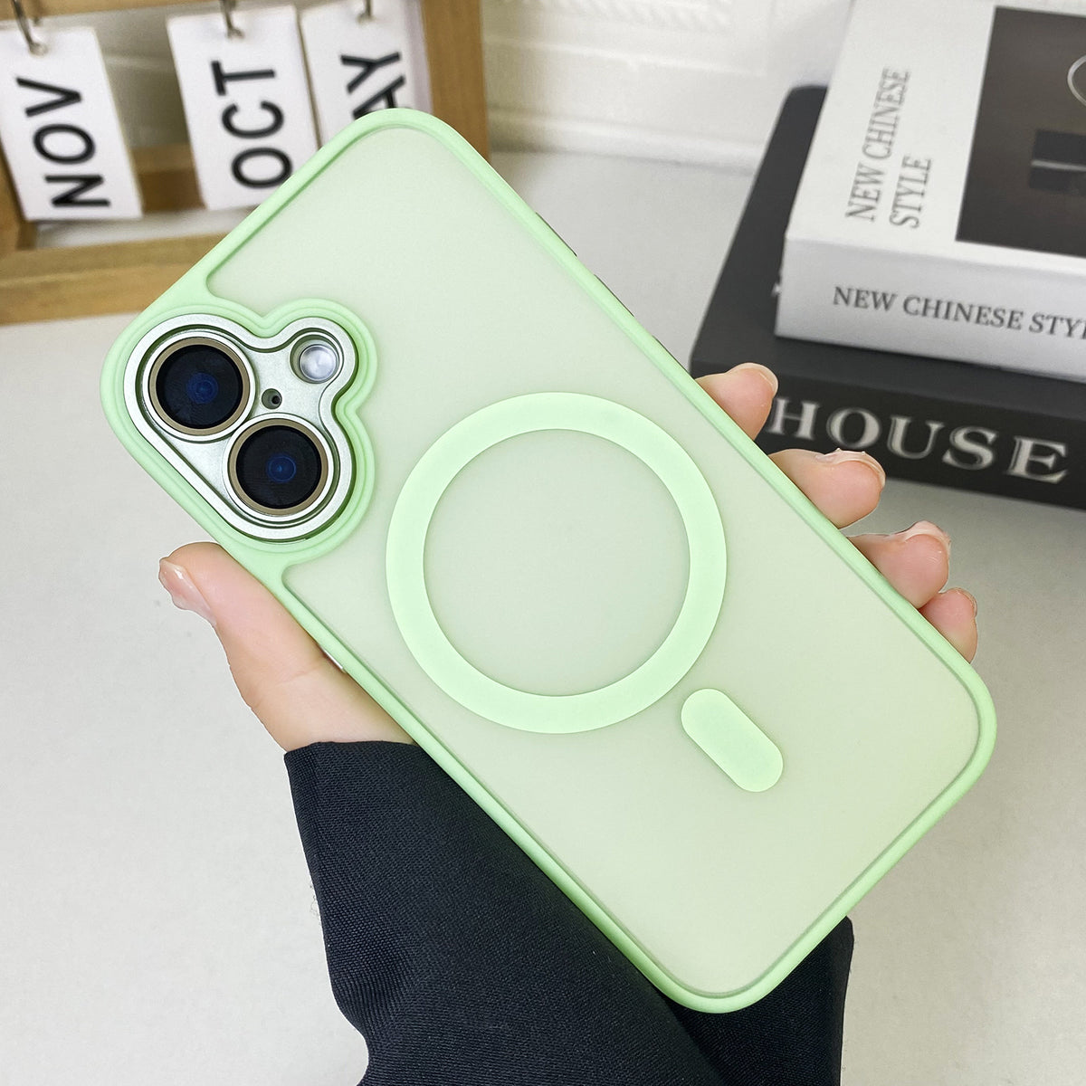 "JD Magnetische Matte Handyhülle - Rundum-Schutz, Sturzsicher, Anti-Fingerabdruck, Kompatibel mit iPhone Modellen"
