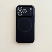 "Präzisionsgeschnittene Vollabdeckung Silikon Handyhülle mit Magnetverschluss - Stoßfest, Kratzfest für iPhone 17 Modelle"