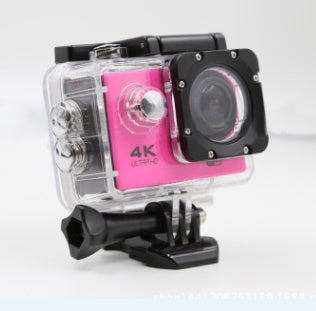 "4K Wasserdichte Action-Kamera für Sport - Perfekt für Tauchen, Surfen & Mountainbiking mit Weitwinkel-Linse, WiFi & Speicherkartenunterstützung"