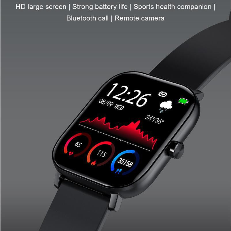 "X5 Smartwatch: Sportlich, Sauerstoff- & Herzfrequenzmessung, Blutdrucküberwachung - für Android und iOS"