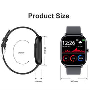 "X5 Smartwatch: Sportlich, Sauerstoff- & Herzfrequenzmessung, Blutdrucküberwachung - für Android und iOS"