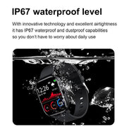 "X5 Smartwatch: Sportlich, Sauerstoff- & Herzfrequenzmessung, Blutdrucküberwachung - für Android und iOS"