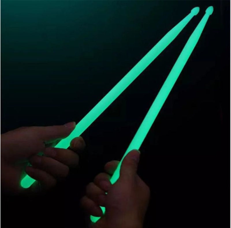 "Leuchtende Premium Schlagzeugstöcke - Perfekte Balance, Langlebige Fluoreszenz, Anti-Korrosion, Ideal für Drummer"