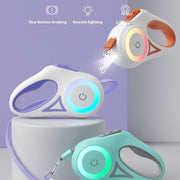 "Premium Automatische Hundeleine und Hundehalsband Set, Verstellbar und Ausziehbar, Ideal für Kleine bis Mittelgroße Hunde, in Verschiedenen Farben erhältlich"