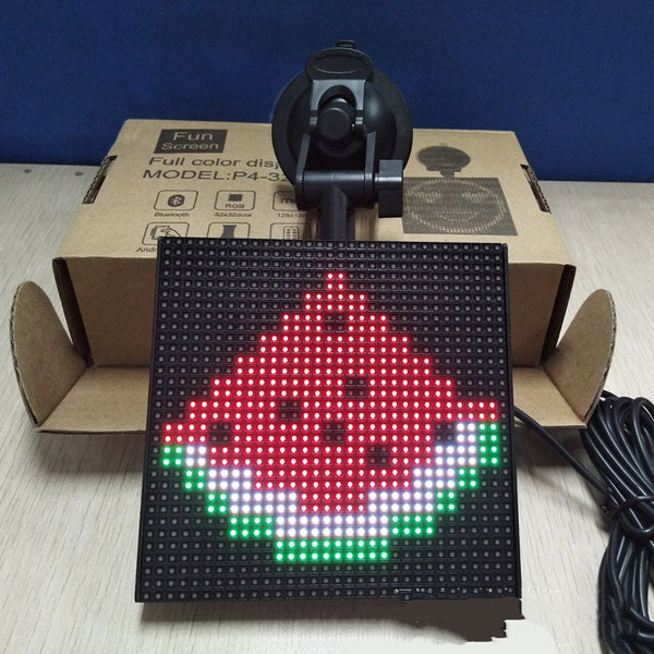 "Vollfarben Bluetooth Emoticon Auto LED-Anzeige - Scharfe Darstellung und Einfache Steuerung für Wirkungsvolle Kommunikation"