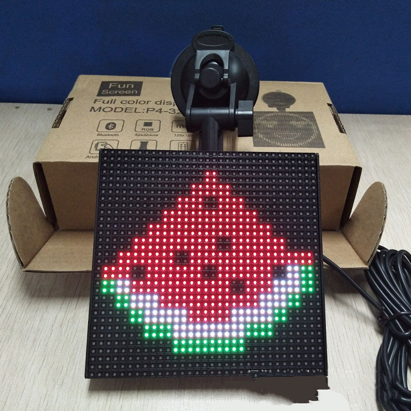 "Vollfarben Bluetooth Emoticon Auto LED-Anzeige - Scharfe Darstellung und Einfache Steuerung für Wirkungsvolle Kommunikation"