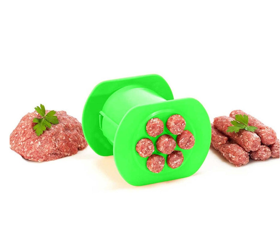 "Hochwertiger Hot Dog Maker und Fleischstreifenquetscher - DIY Küchenwerkzeug für schnelle Wurst- und Pastaball-Prototypen"