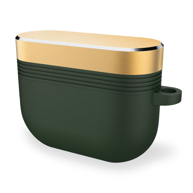 Compatible with Apple, Airpods Pro Earphone Protective Case Metal Earphone Protective Case