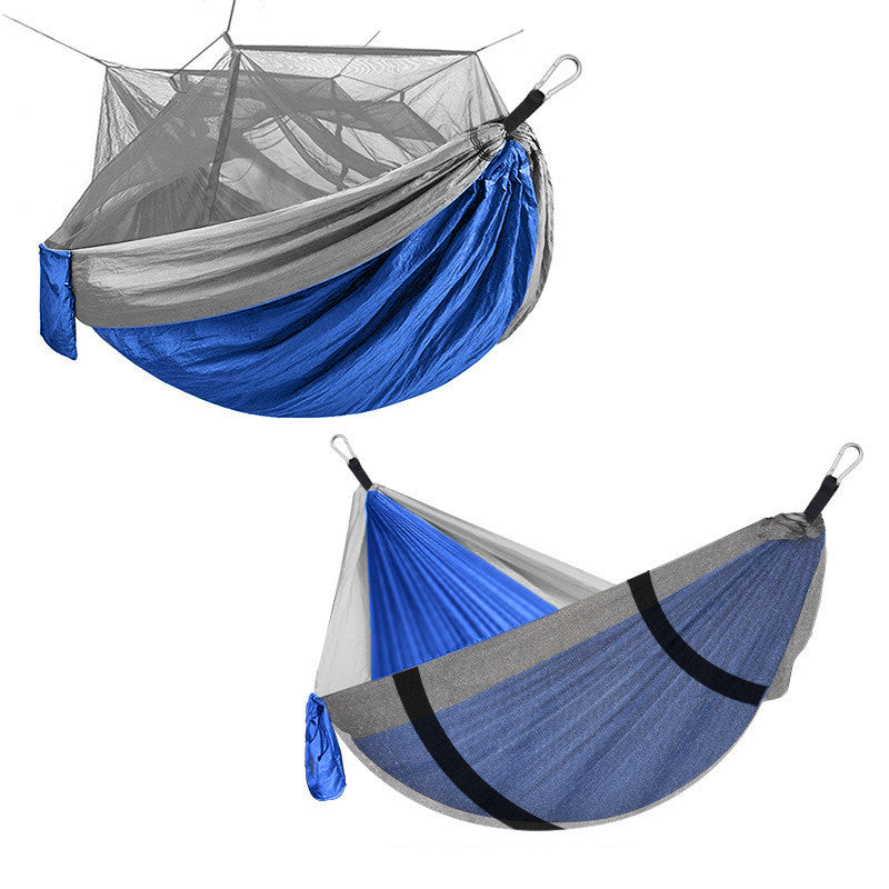"Ultimative Outdoor-Camping-Hängematte mit Moskitonetz - Robustes 210T Nylon, 200kg Belastbarkeit, Leicht & Tragbar für Reisen und Abenteuer"