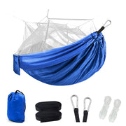 "Ultimative Outdoor-Camping-Hängematte mit Moskitonetz - Robustes 210T Nylon, 200kg Belastbarkeit, Leicht & Tragbar für Reisen und Abenteuer"