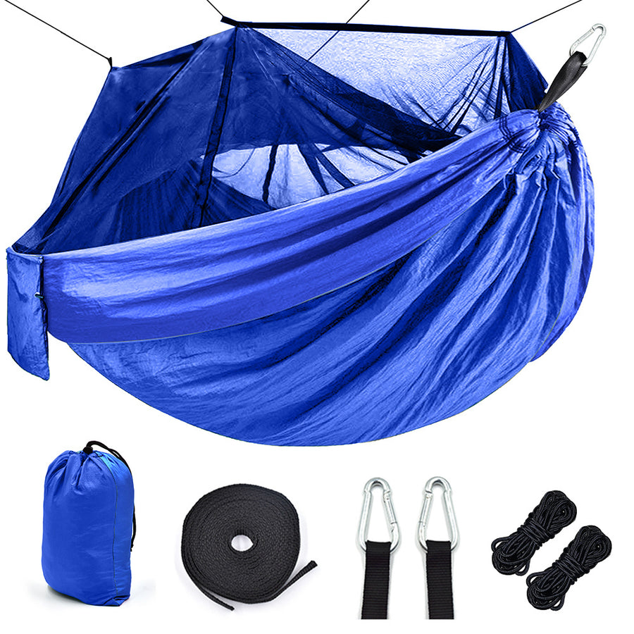 "Ultimative Outdoor-Camping-Hängematte mit Moskitonetz - Robustes 210T Nylon, 200kg Belastbarkeit, Leicht & Tragbar für Reisen und Abenteuer"