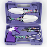"Zehnteiliges Gartengeräte-Set mit Eisenkopf und Kunststoffgriff - Ideal für Hobbygärtner"
