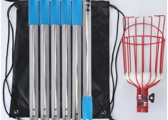 Detachable Stainless Steel Rod Fruit Picking Tool  Garden Tool