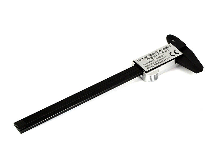 "Digitaler Tiefenmessschieber mit Elektronischer Anzeige, 150mm Messbereich, Hochpräzises Edelstahl-Mikrometer, Kohlefaser-Kaliber - Inklusive LCD-Display und Verpackung"