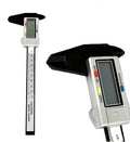 "Digitaler Tiefenmessschieber mit Elektronischer Anzeige, 150mm Messbereich, Hochpräzises Edelstahl-Mikrometer, Kohlefaser-Kaliber - Inklusive LCD-Display und Verpackung"