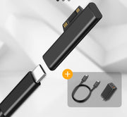 "Universeller One Core Surface Notebook-Ladeadapter, Type-C zu Microsoft Magnetanschluss, 15V kompatibel mit 12V-Geräten, 3A"