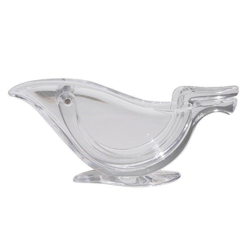 "Ergonomisches Acryl Zitronenpresse - Elegantes Vogel Design, Umweltfreundlich und Einfach zu Reinigen Küchenhelfer"