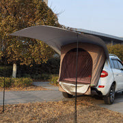 "Vielseitiges Auto-Heckzelt für Camping und Outdoor-Abenteuer - Wasserdicht, Leicht und Robust mit Eisenstange"